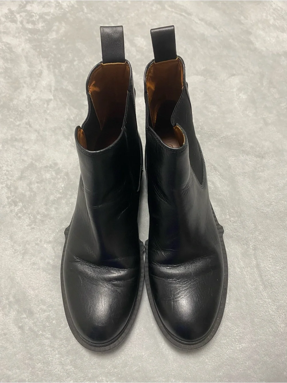Classic Coach Lydon Black Leather Chelsea Boots Size 8